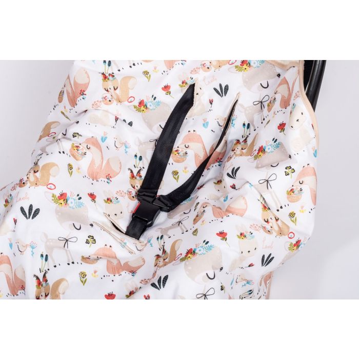 Pledas automobilinei kėdutei "Best friends" 80x80 cm