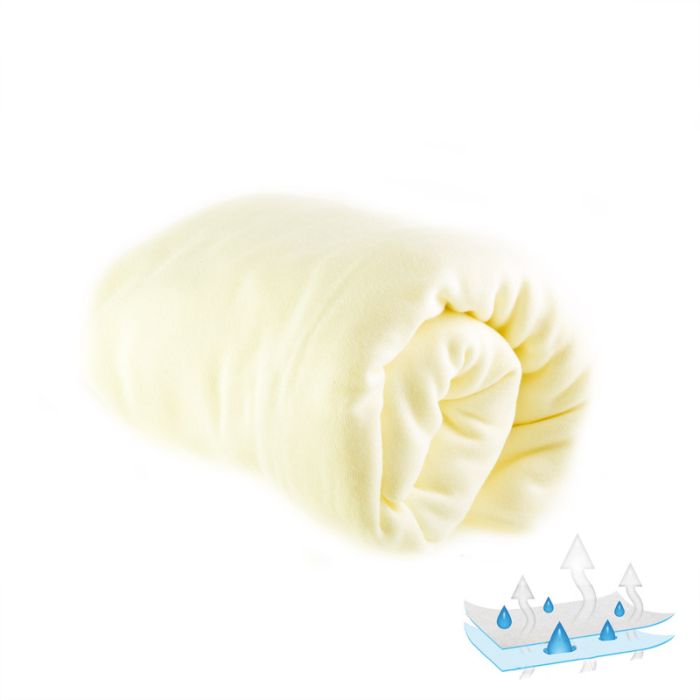 Neperšlampama paklodė su guma kūdikio lovytei