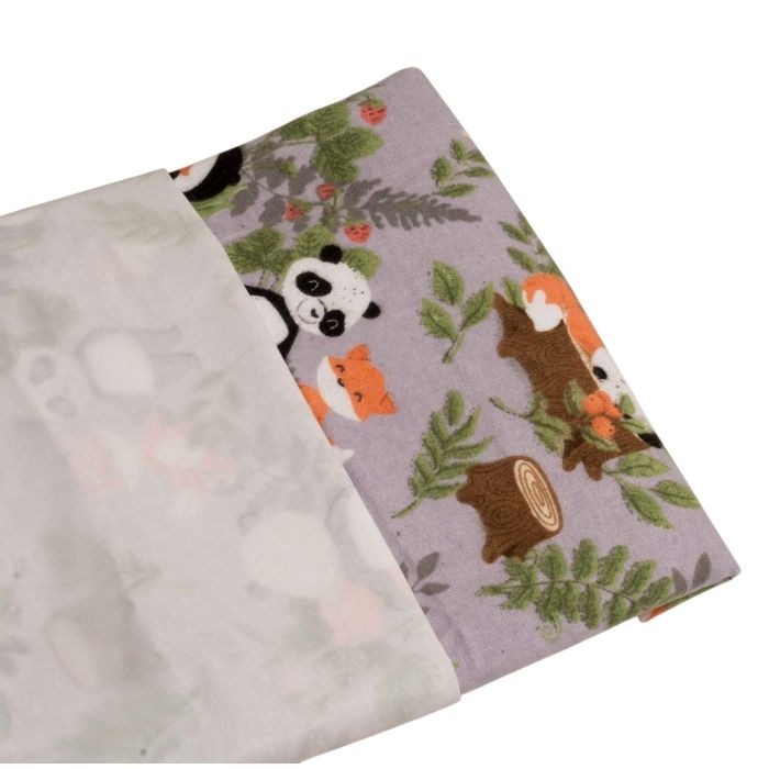 Daugkartinis neperšlampamas paklotas Maxi 45x115cm "Panda"