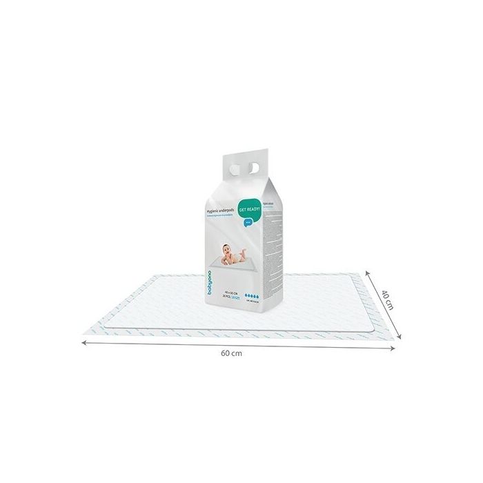 Vienkartiniai paklotai 40x60 cm Babyono N20