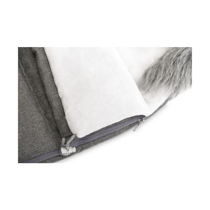 Šiltas miegmaišis - vokelis vežimėliui "Alta" pilkas