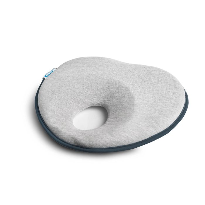 Pagalvė kūdikiui nuo nugulėjimo 22x22 cm grafito spalvos