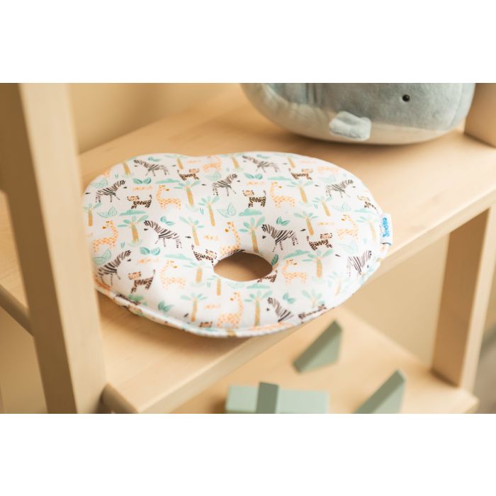 Pagalvė kūdikiui nuo nugulėjimo "ZOO"  melsva