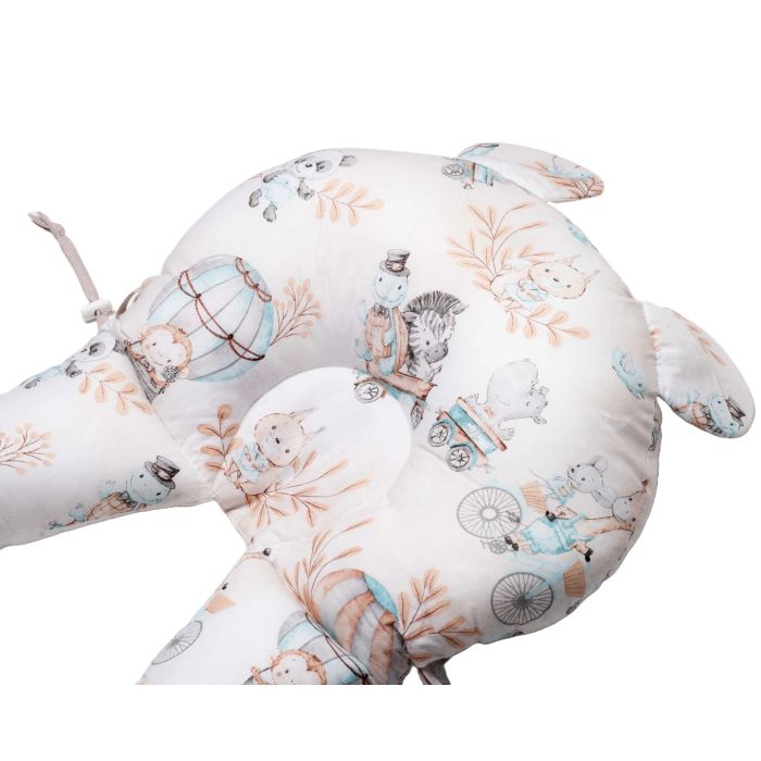Ergonominė pagalvė kūdikiui - kokonas 45x70cm "Comfort"  ZOO NUGAT