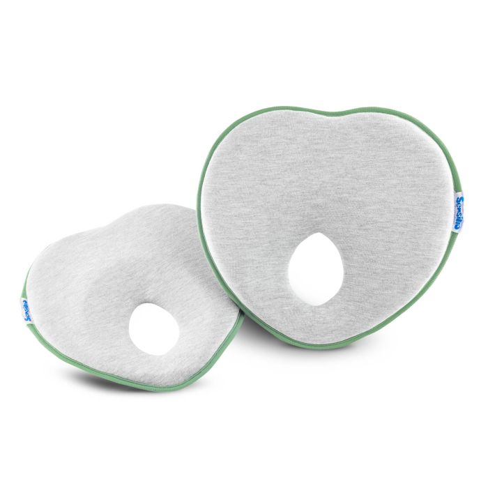 Pagalvė kūdikiui nuo nugulėjimo 22x22 cm mėtinės spalvos