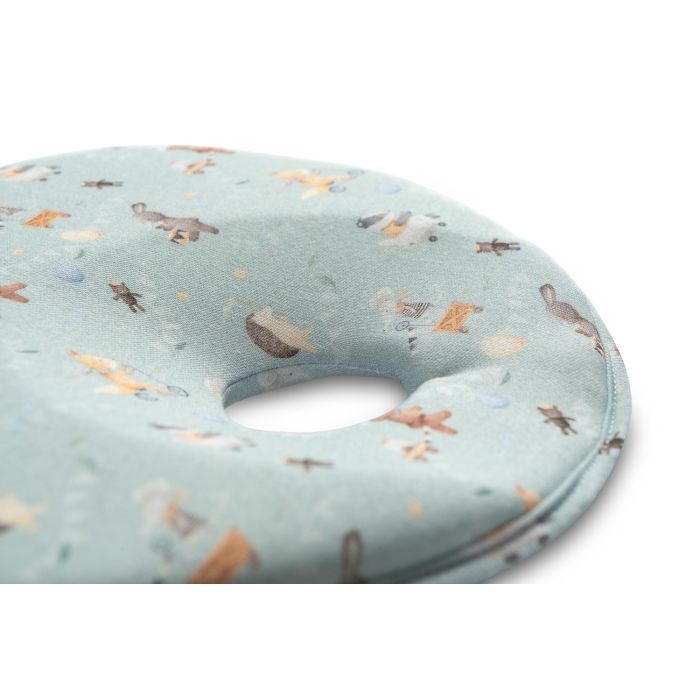 Pagalvė kūdikiui nuo nugulėjimo "FUN"  melsva