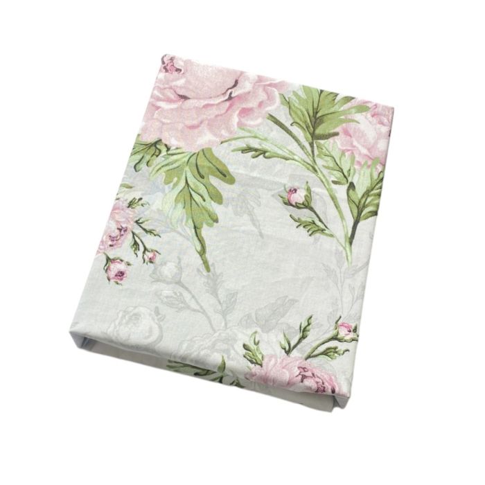 Paklode kūdikiui su guma 60x120 "Retro flowers"- medvilninė