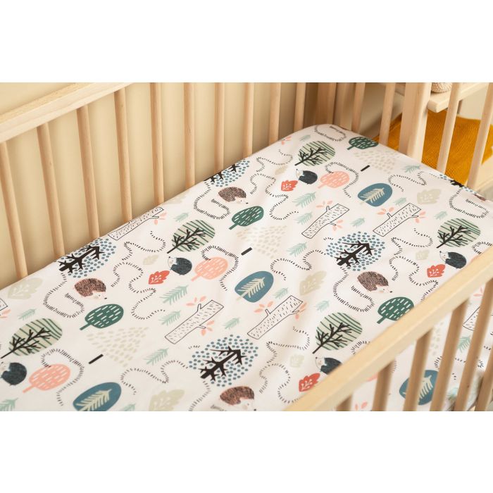 Paklode kūdikiui su guma 60x120 "Archie"- medvilninė