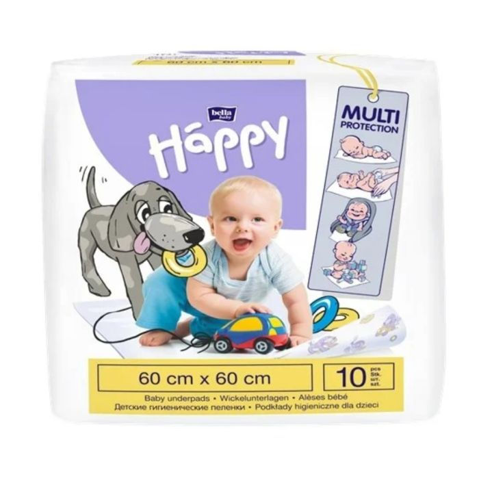 Vienkartiniai neperšlampami paklotai 60x60cm Bella L  10vnt