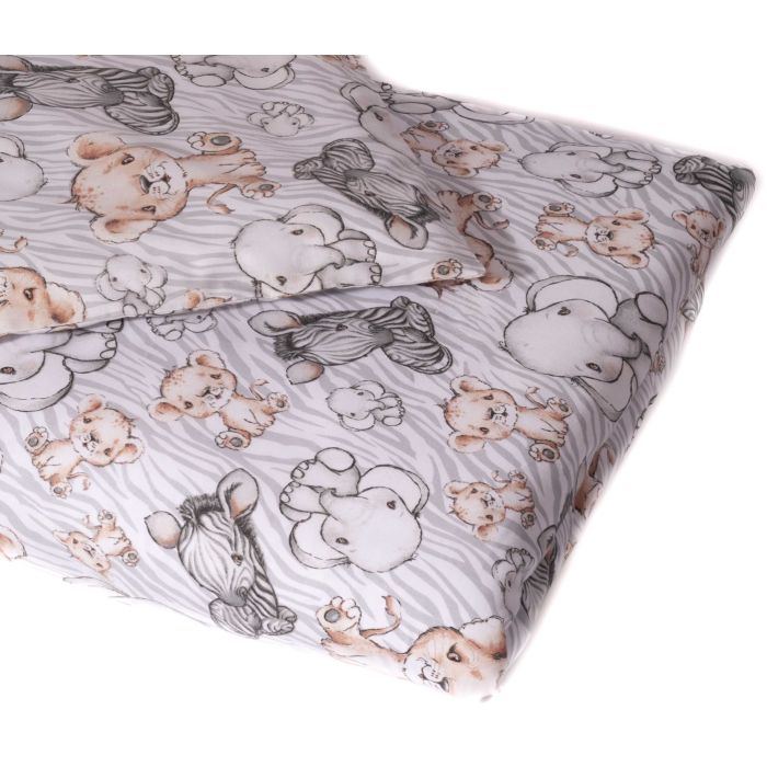 Užvalkalų komplektas 135x100 "Lion" baltos sp.