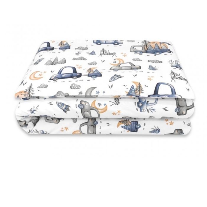 6 dalių kraitelis kūdikiui "On road blue"