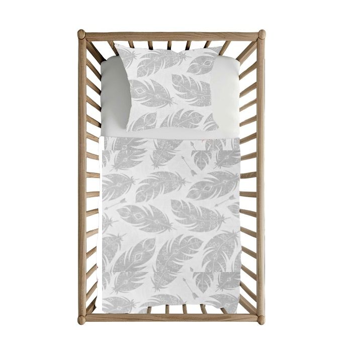 Kūdikio patalynės komplektas 135x100 "Classic Feathers"   