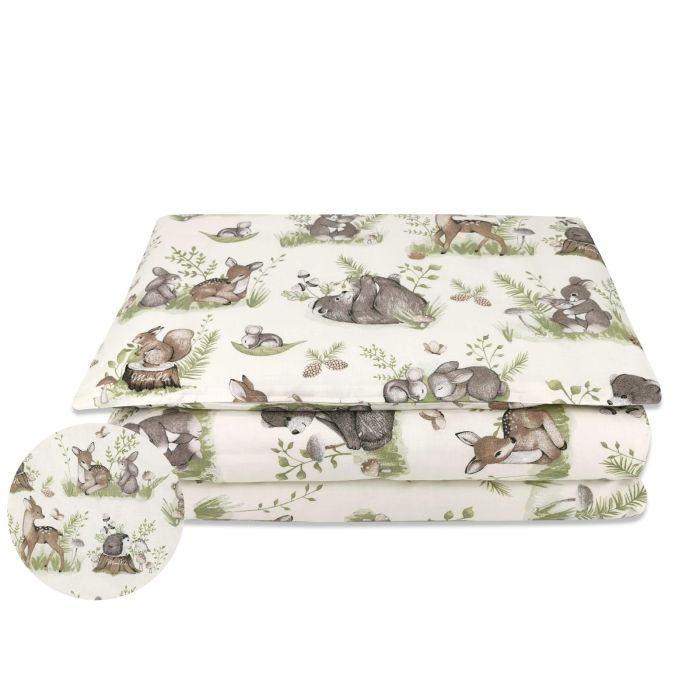 Patalynė kūdikiams 135x100 "Forest calm" 