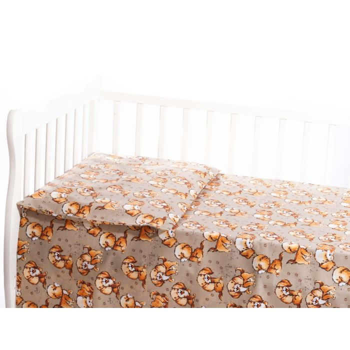 Kūdikio patalynės komplektas 135x100 "Puppy"  