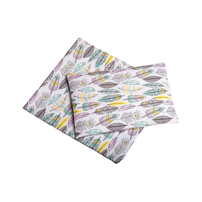 Patalynė kūdikio lopšiukui 80x70cm "Feathers" 