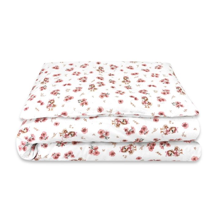 Patalynė kūdikiams 135x100 "DUCKLINGS pink" 