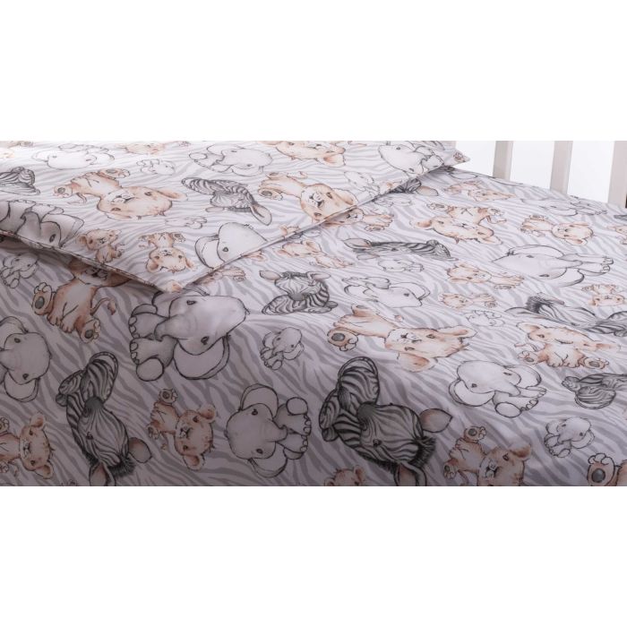 Užvalkalų komplektas 135x100 "Lion" baltos sp.