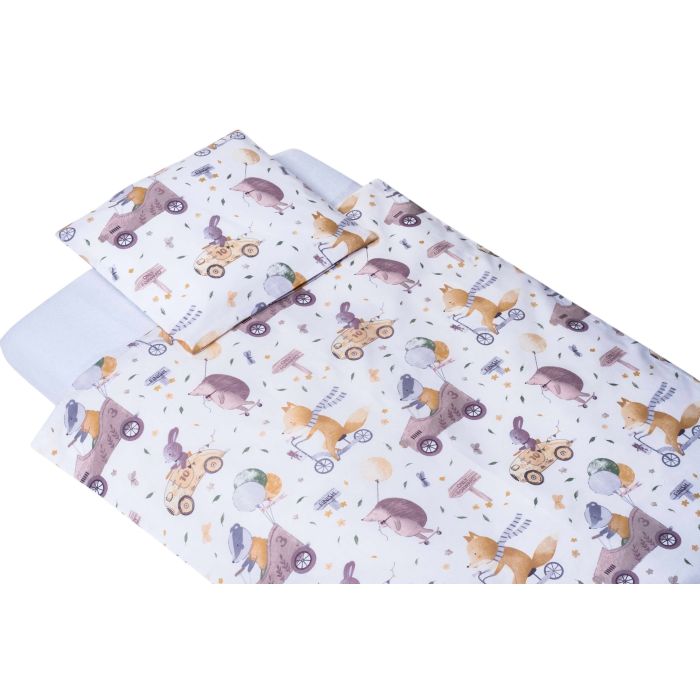 Patalynė kūdikio lopšiukui 80x70cm "The racers" 