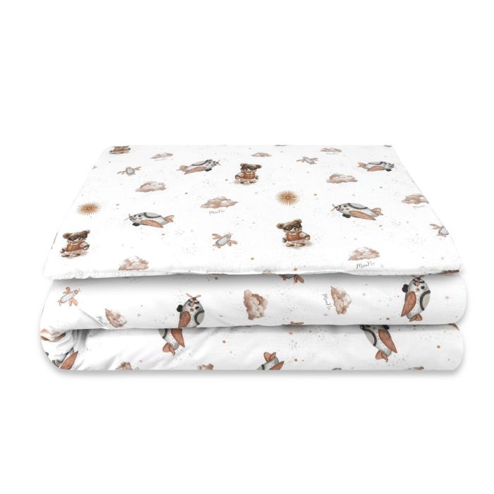 Patalynė kūdikiams 135x100 "Aviator teddy beige" 