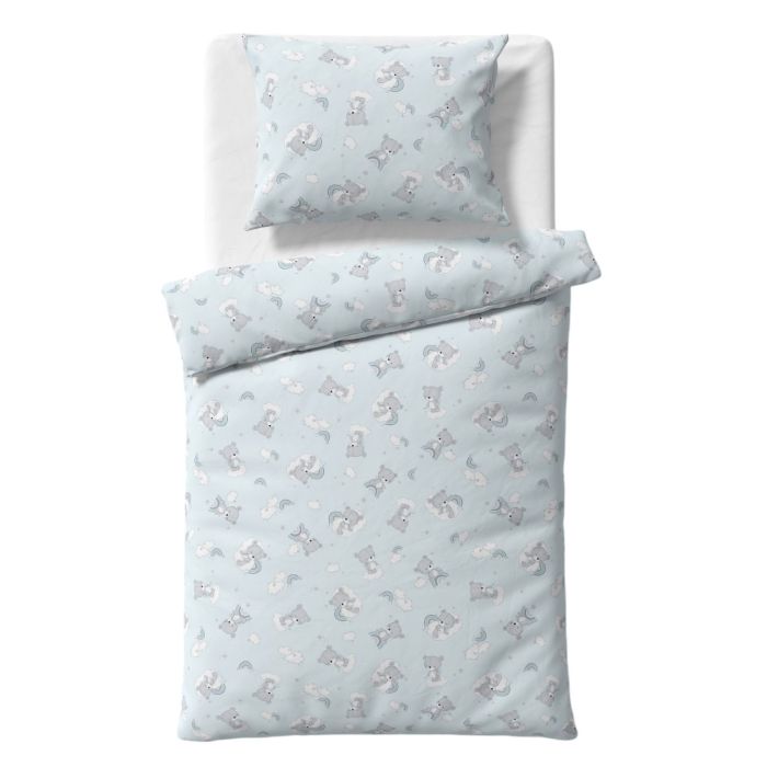 Patalynė kūdikiams 135x100 "Teddy blue" 