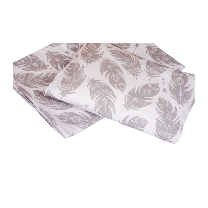 Kūdikio patalynės komplektas 135x100 "Classic Feathers"   