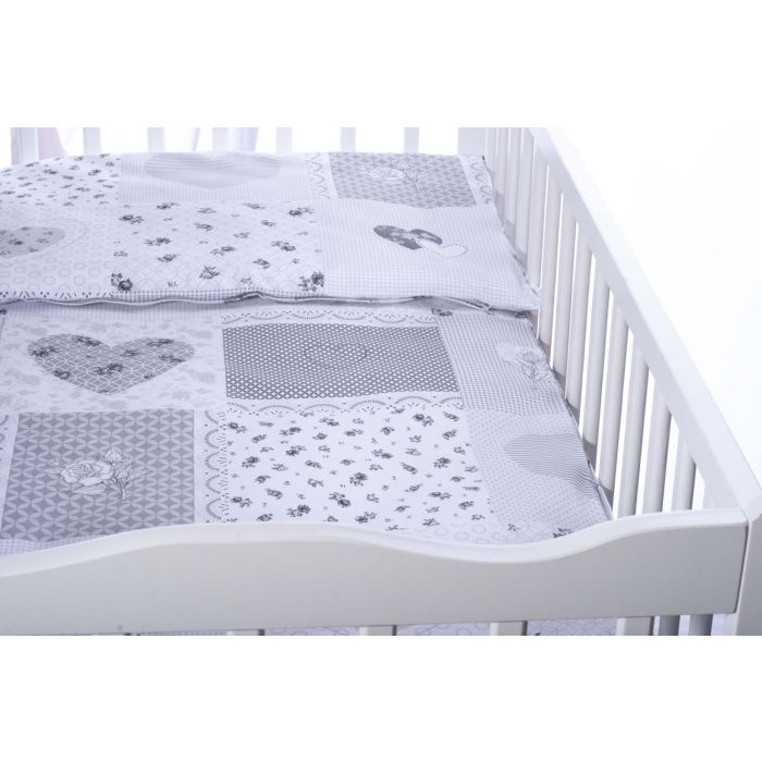 Patalynė kūdikiams 135x100 "Balta Širdelė"