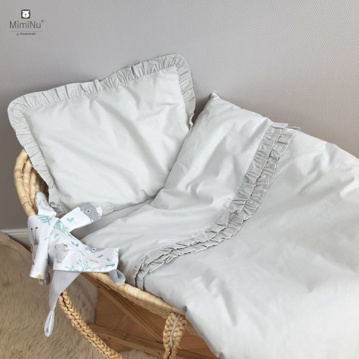 Komplektas kūdikio vežimėliui/ lopšiui "Royal" pilkas 