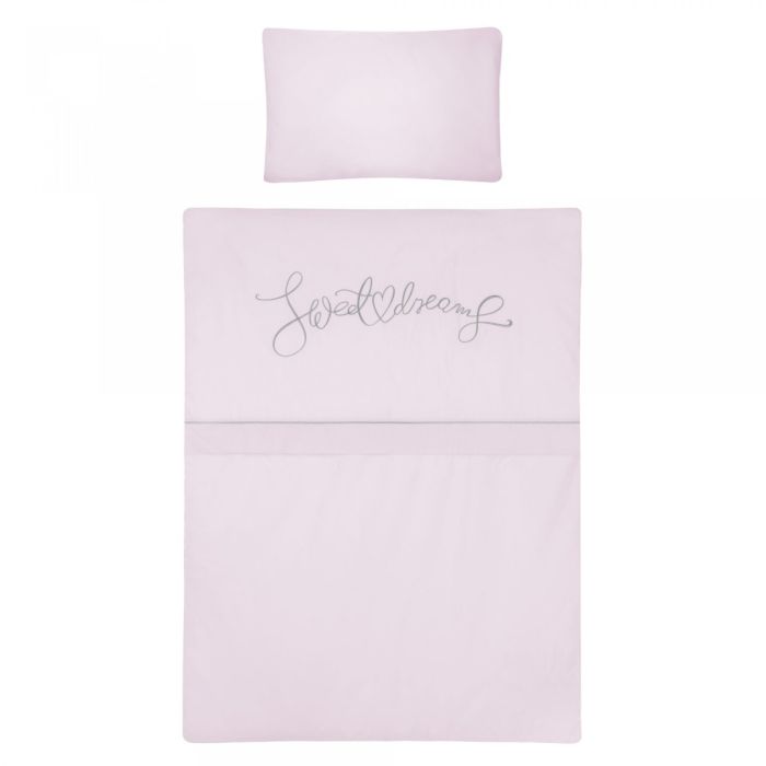 Patalynė kūdikiams su apsaugėlėmis "Sweet dreams" rausva