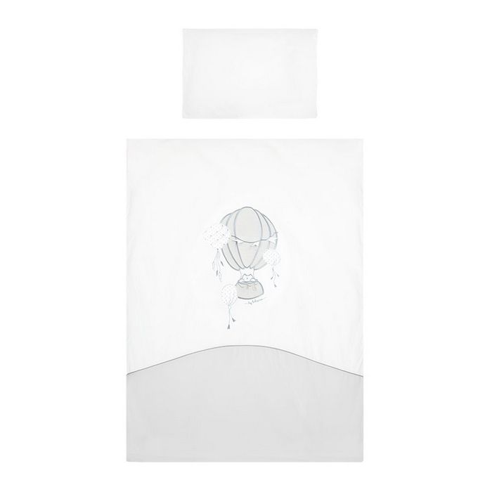 Patalynė kūdikiams su apsaugėlėmis "Balloons" pilka