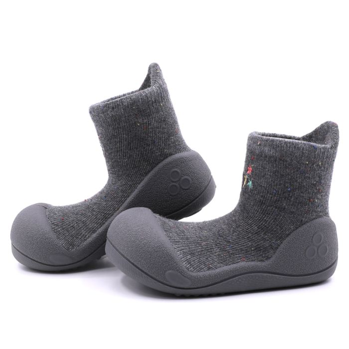 Pirmieji batukai kūdikiams Attipas "Basic chacoal" 