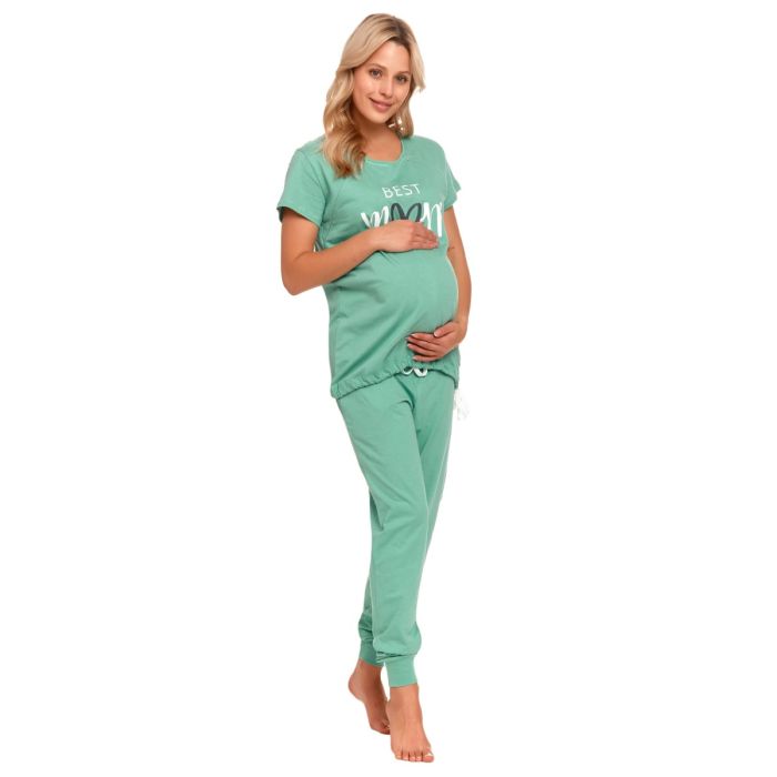 Pižama nėščiosioms ir maitinančioms "Mommy " wasabi