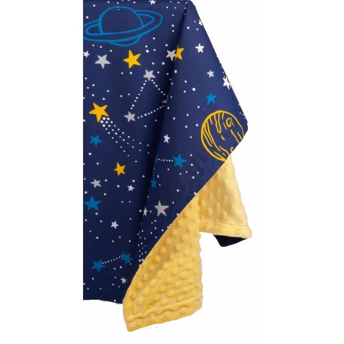 Pledas kūdikiui "Universe" 100x75cm  geltonas