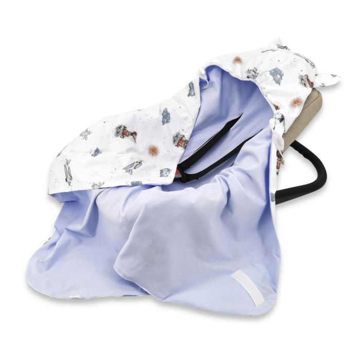 Pledas vokelis automobilinei kėdutei "Aviator blue jersey" 