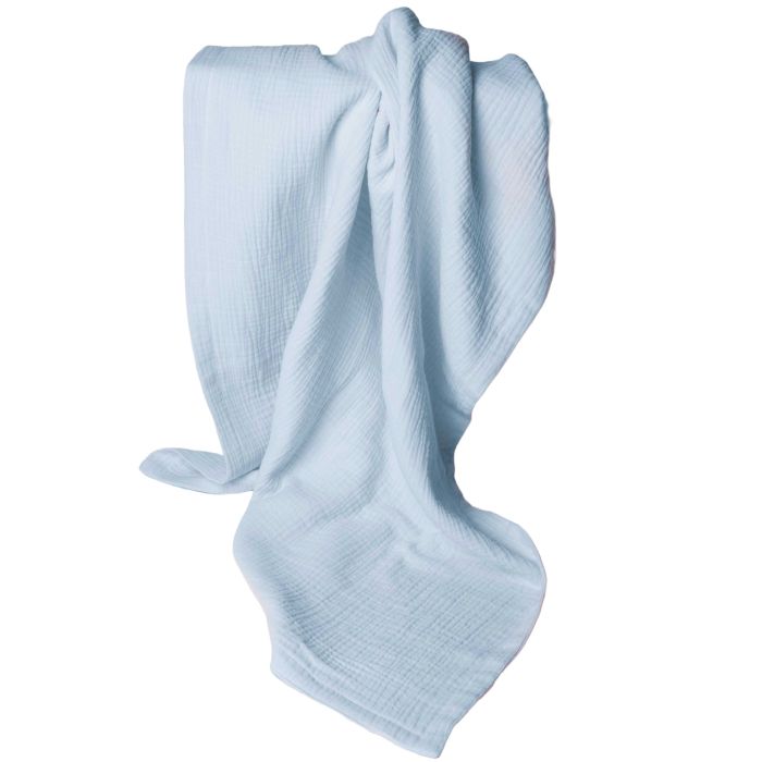 Muslino pledukas kūdikiui "Toffee blue" 75x100 cm 