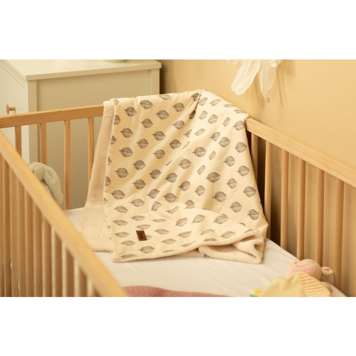 Pledas kūdikiui "Silky eco" 100x80 cm leaf