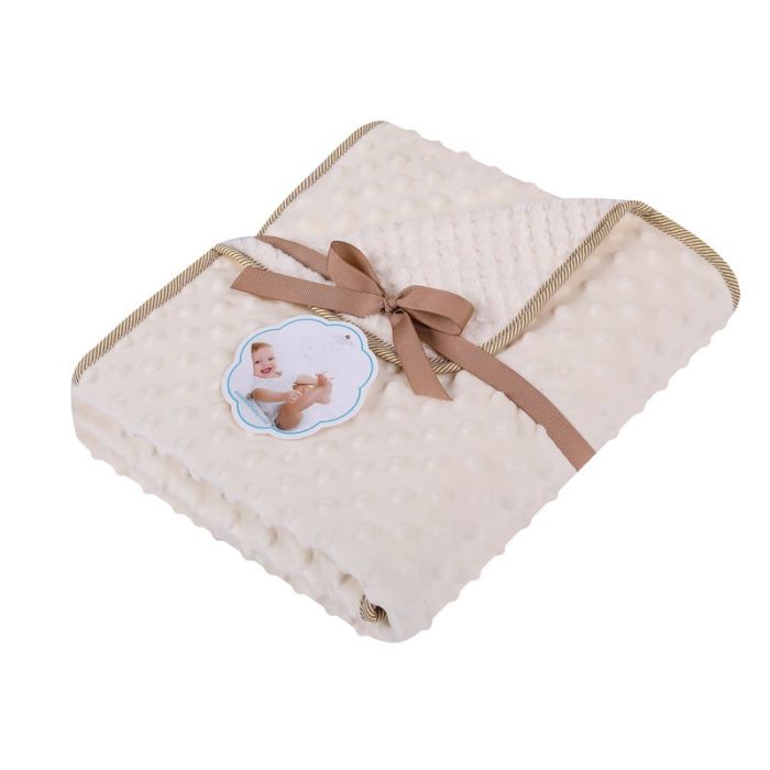 Pledas kūdikiui "Double" 80x90 (įvairios spalvos) 1 vnt.