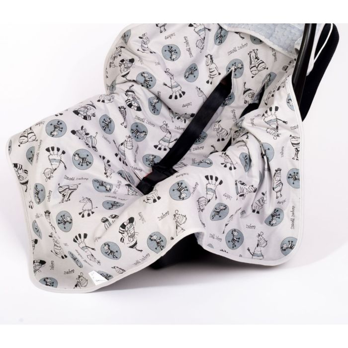 Pledas automobilinei kėdutei "Zebra" 80x80 cm out of stock