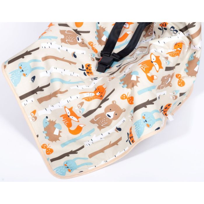 Pledas automobilinei kėdutei "Forest life" 80x80 cm out of stock