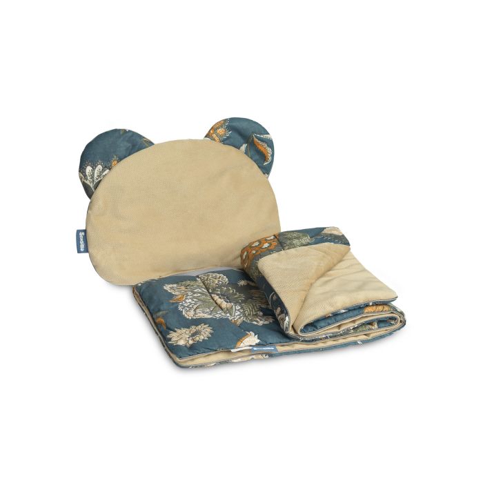 Komplektas kūdikiui "Marocco" pledas 56x76 cm ir pagalvė 36x28 cm
