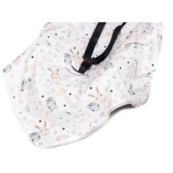 Pledas automobilinei kėdutei "Owly" 80x80 cm