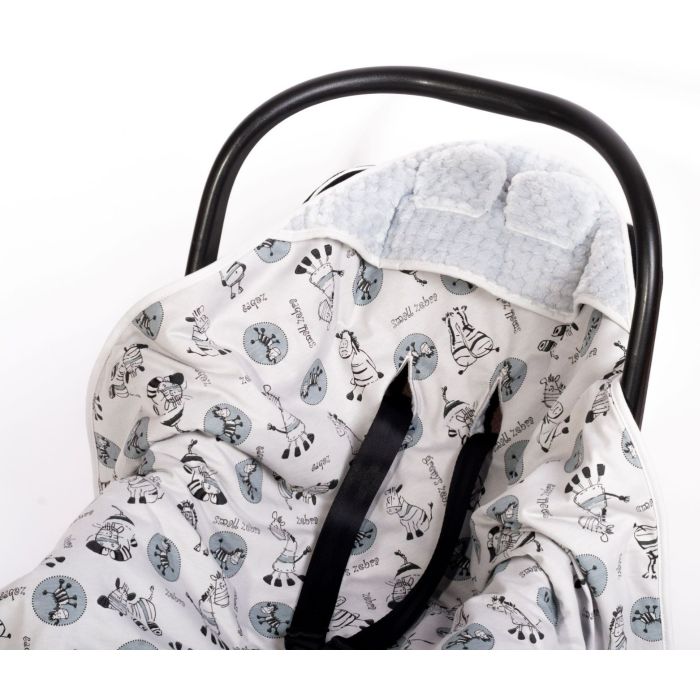 Pledas automobilinei kėdutei "Zebra" 80x80 cm out of stock