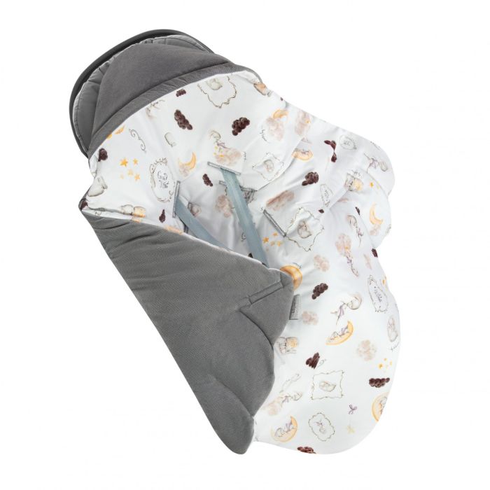 Pledas vokelis automobilinei kėdutei "Goodnight" 90x90 cm