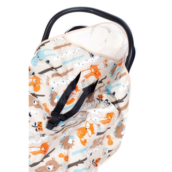 Pledas automobilinei kėdutei "Forest life" 80x80 cm out of stock