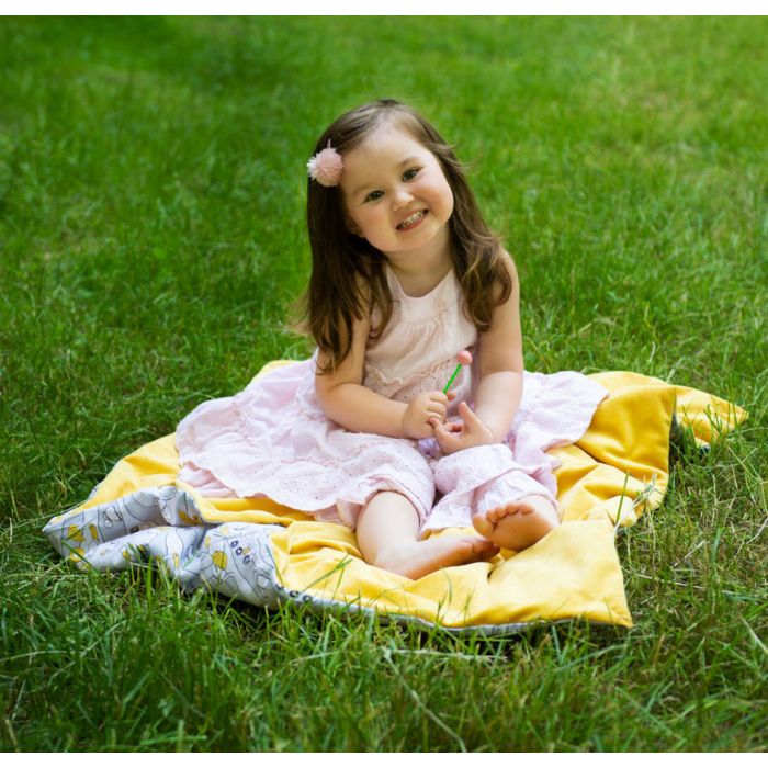 Pledas kūdikiui "Velvet feathers" 100x75cm 