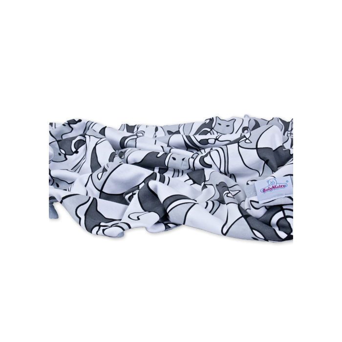 Medvilninis pledas kūdikiui "Big cats" 100x75cm 