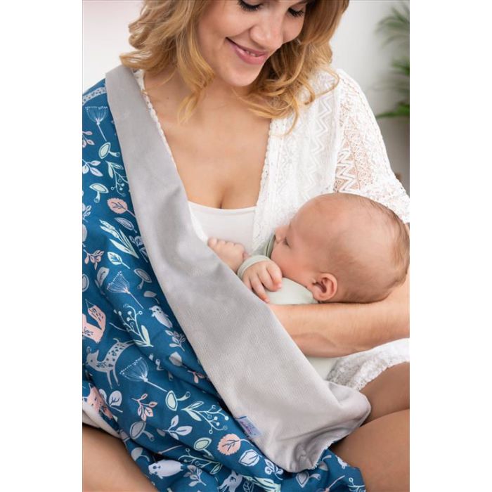 Pledas kūdikiui "Velvet feathers" 100x75cm 