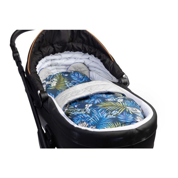 Komplektas kūdikiui "Parrots" pledas 56x76 cm ir pagalvė 36x28 cm 