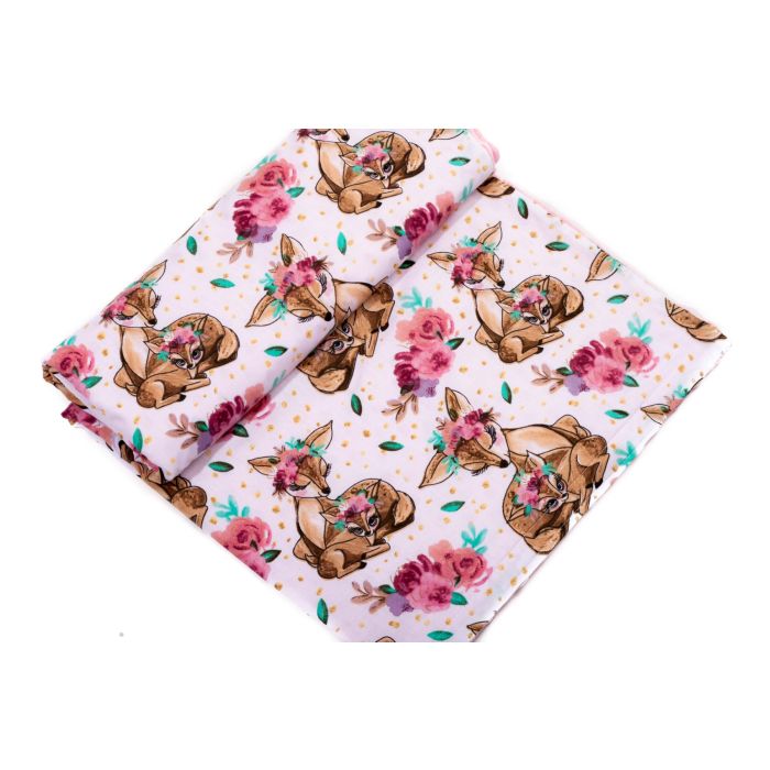 Pledas kūdikiui "Lady mama" 100x75cm  rausvos spalvos