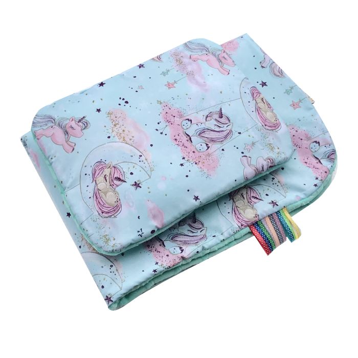 Pledukas ir pagalvė kūdikiui