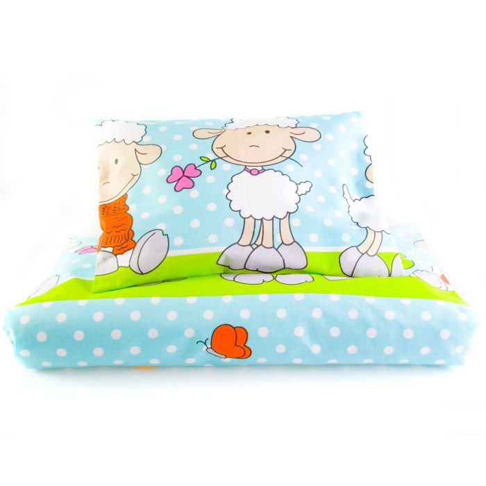 Patalynė kūdikio vežimėliui "Avytės" turkio sp.